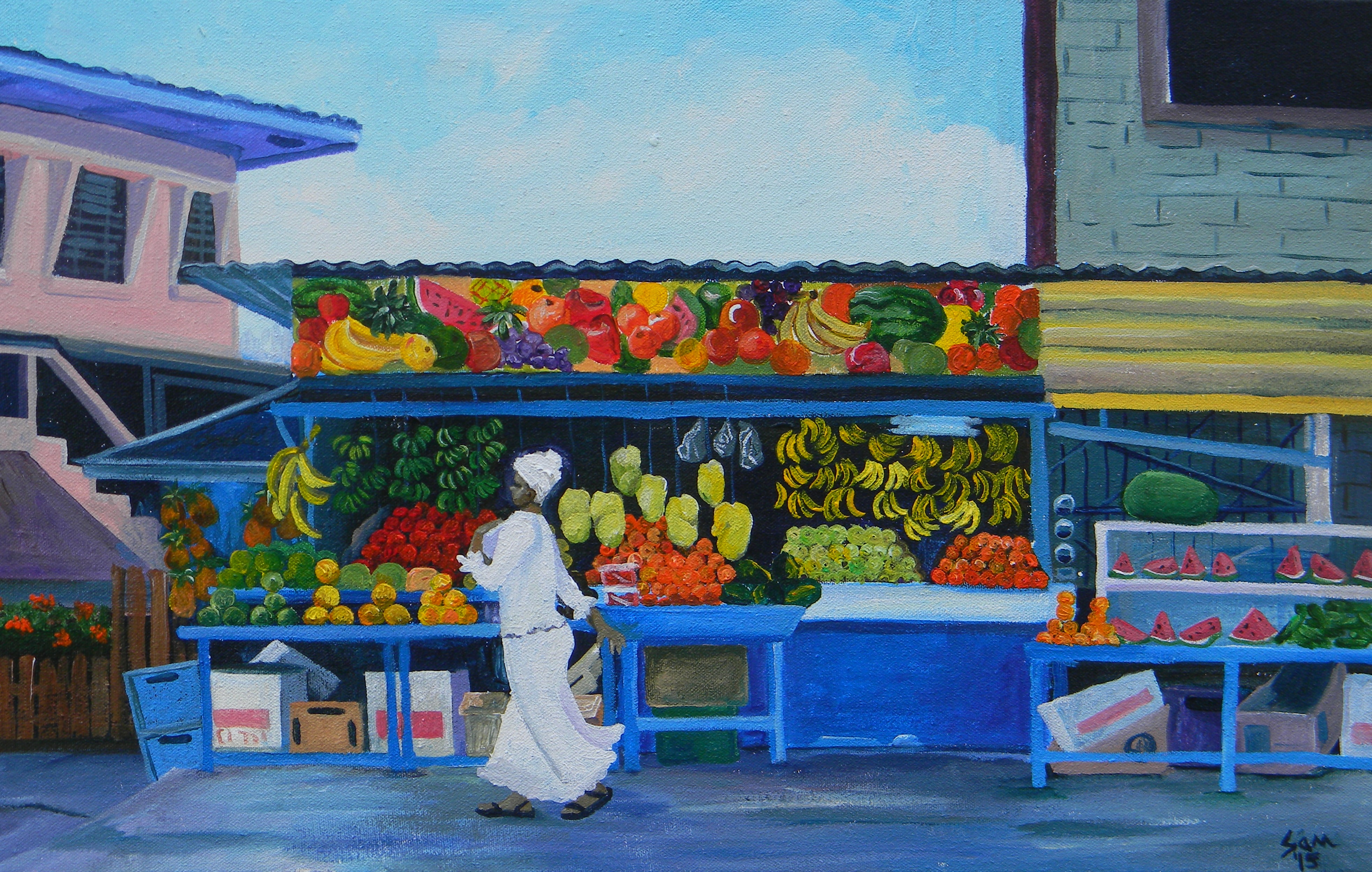 Sangre Grande Fruit Stall - Samantha Rochard